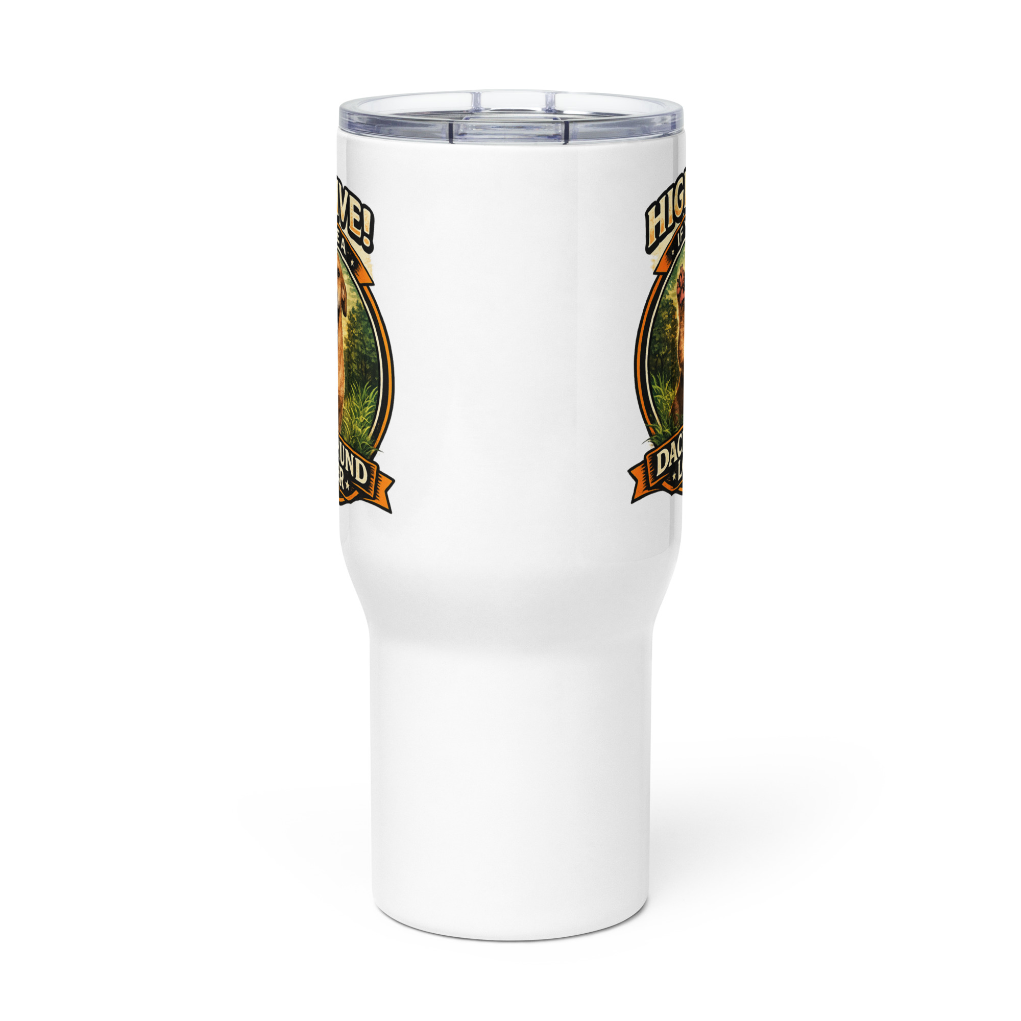 Travel mug ft Makoa the Wiener Dog - Image 2