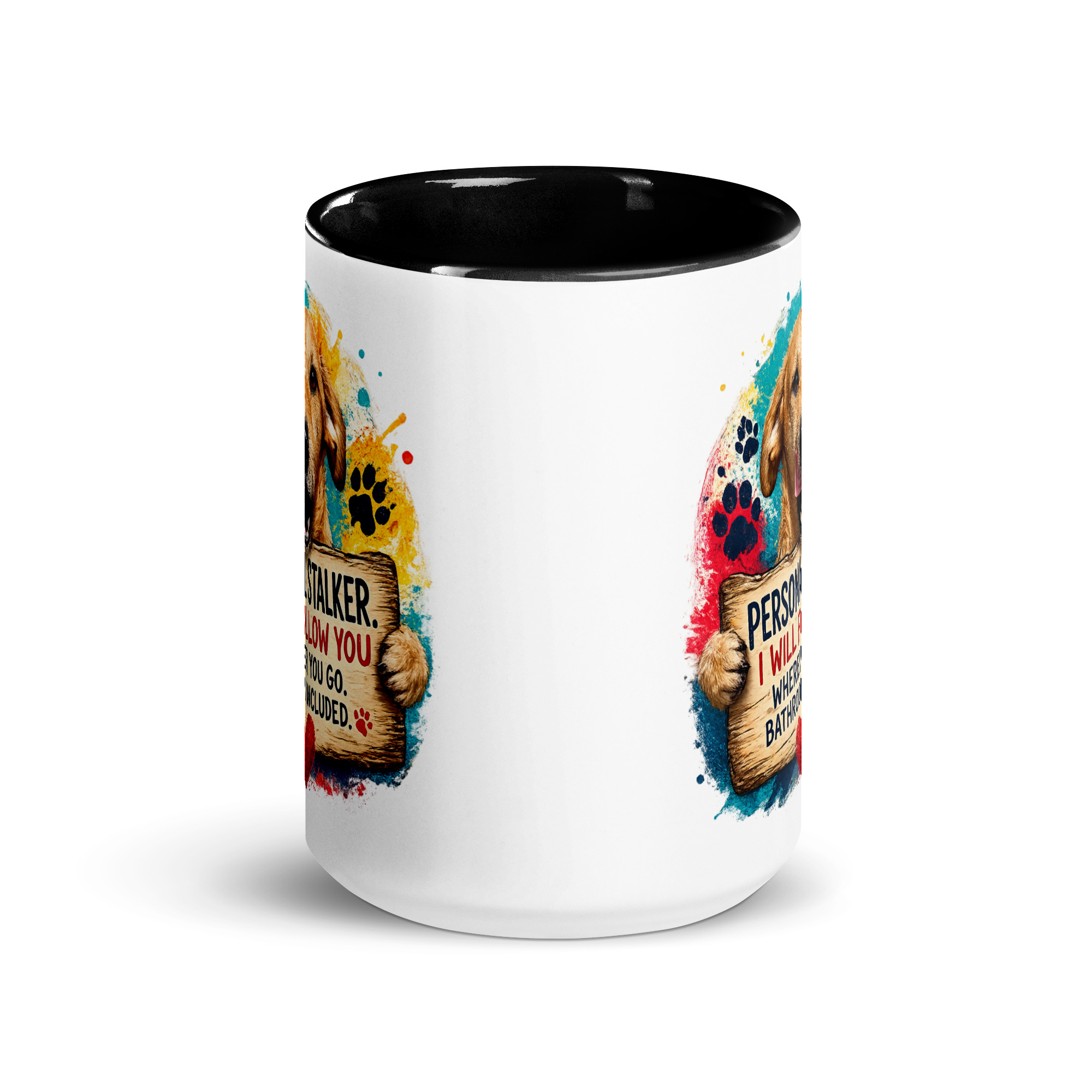 Personal Stalker Coffee Mug ft Makoa the Wiener Dog - Image 2