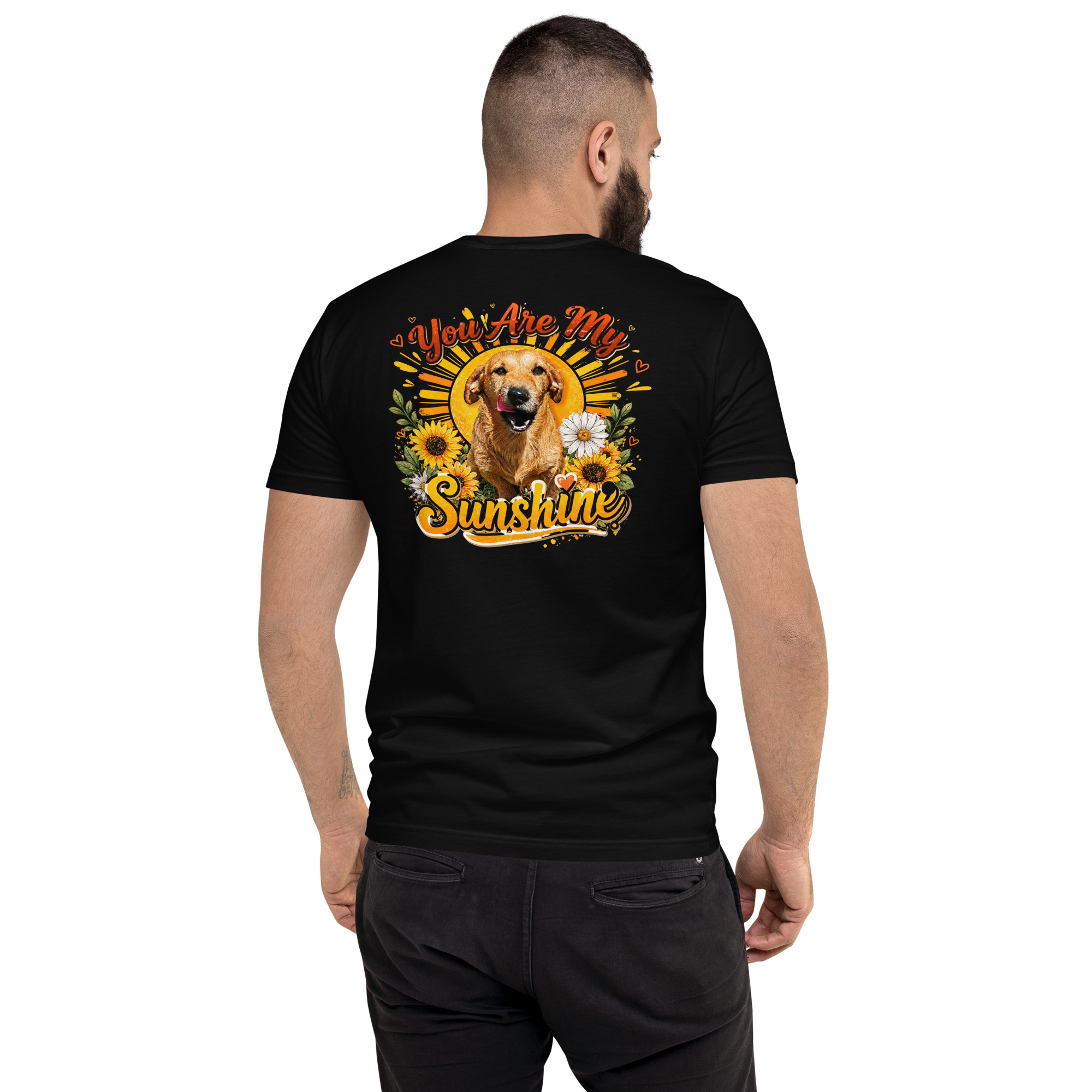 You Are My Sunshine Short Sleeve T-shirt ft Makoa the Wiener Dog - Image 19