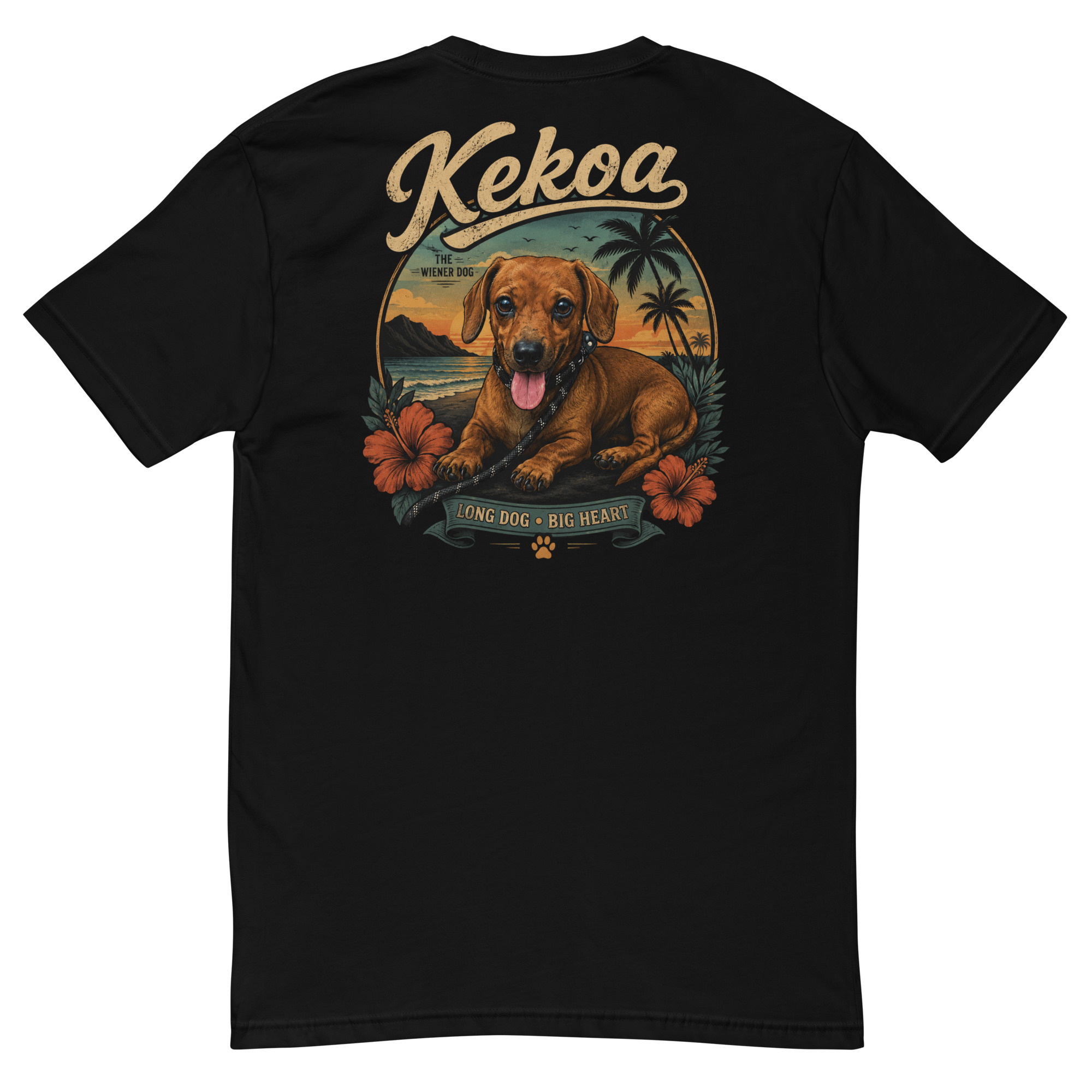 Men’s Kekoa The Wiener Dog Short Sleeve T-Shirt | Soft Cotton Tee - Image 7