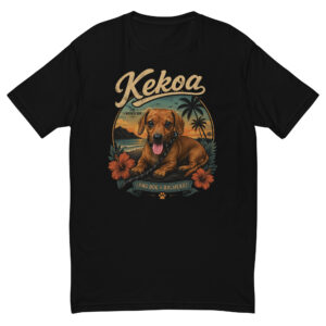 Men’s Kekoa The Wiener Dog Short Sleeve T-Shirt | Soft Cotton Tee