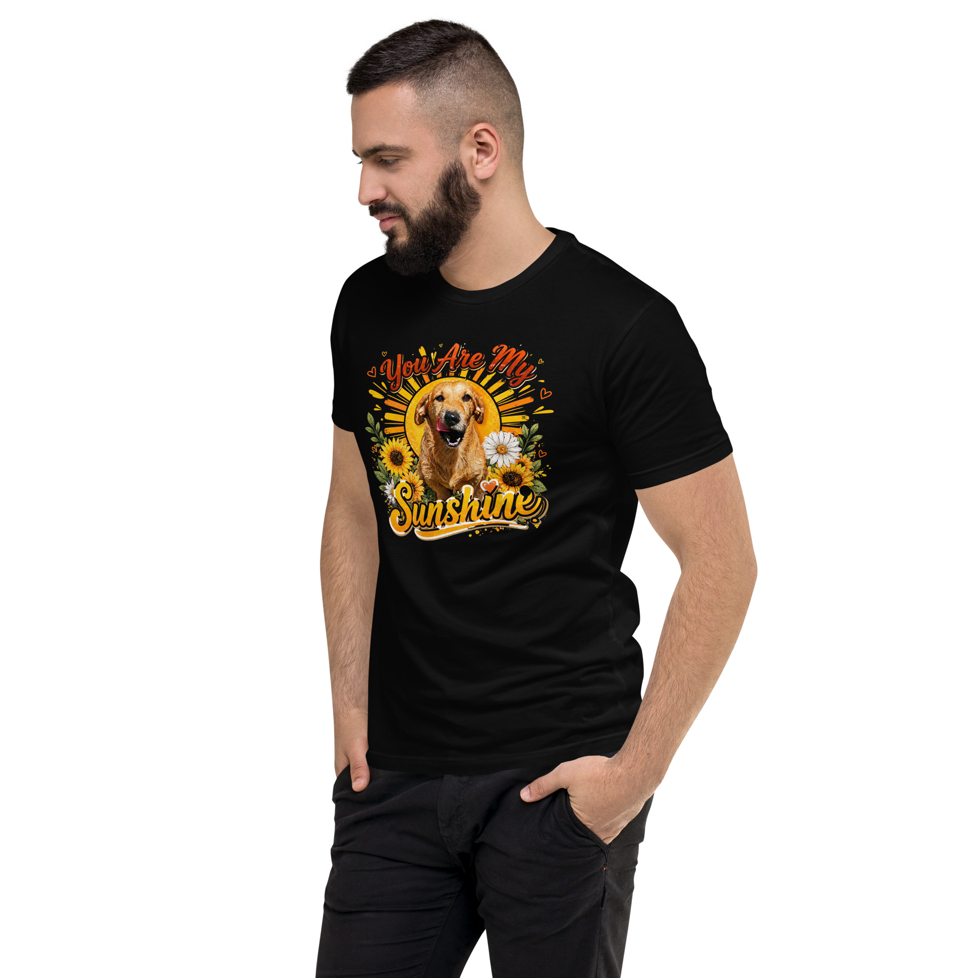 You Are My Sunshine Short Sleeve T-shirt ft Makoa the Wiener Dog - Image 25