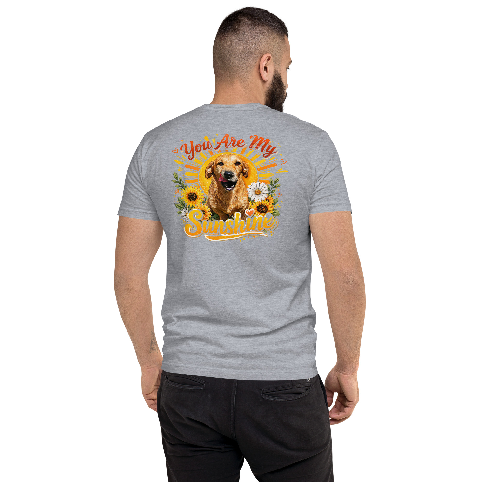 You Are My Sunshine Short Sleeve T-shirt ft Makoa the Wiener Dog - Image 23