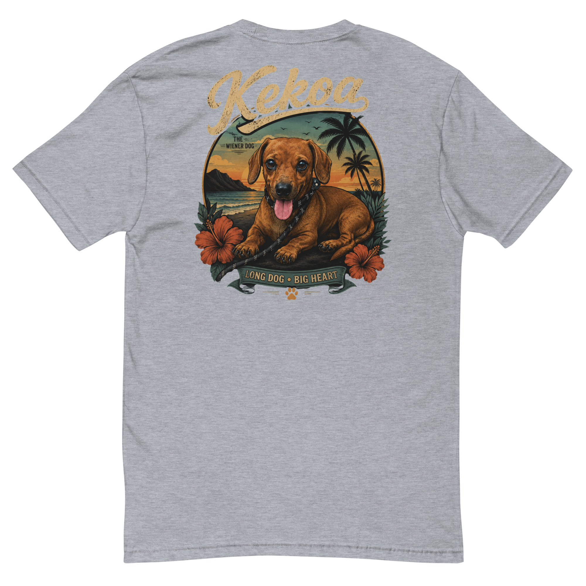 Men’s Kekoa The Wiener Dog Short Sleeve T-Shirt | Soft Cotton Tee - Image 11