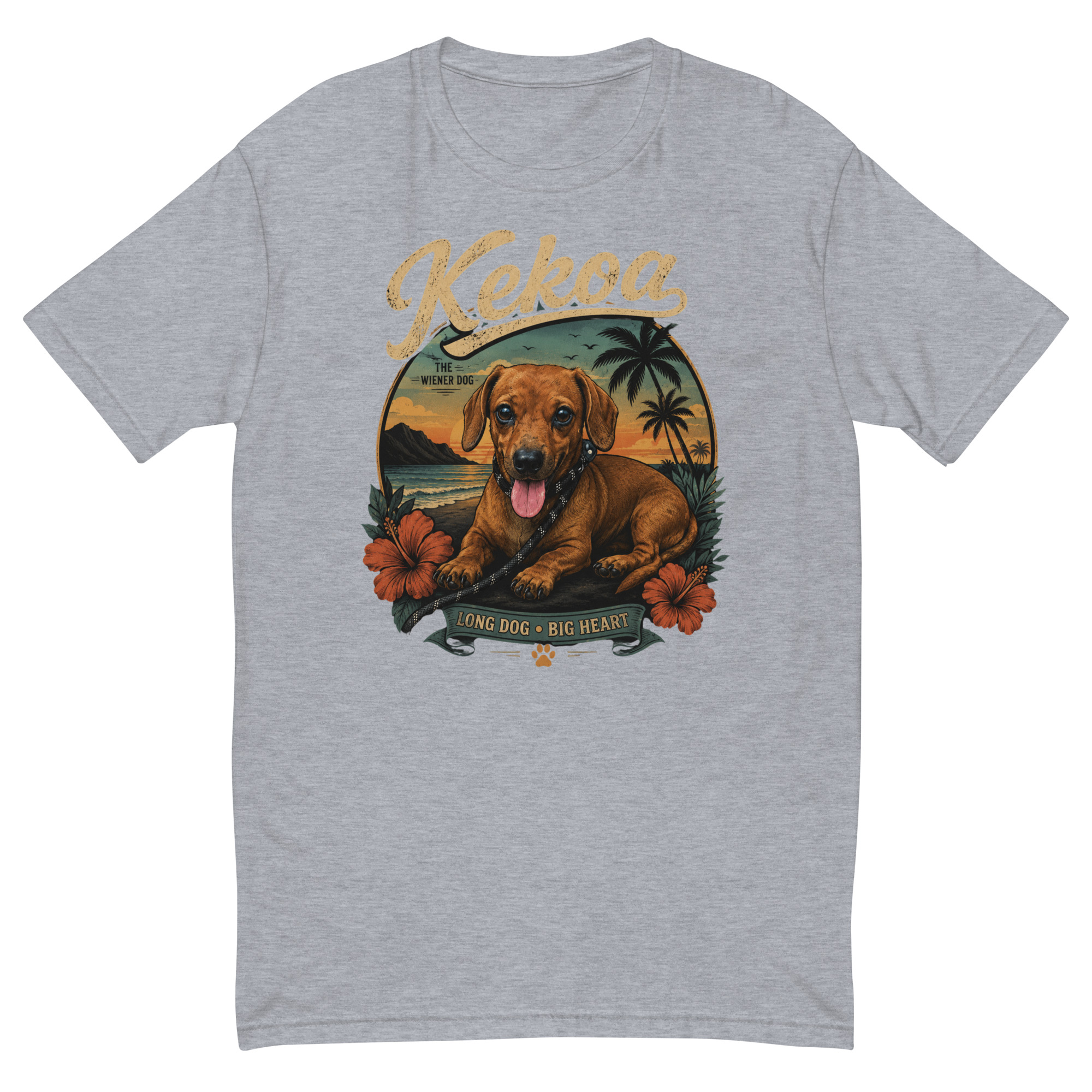 Men’s Kekoa The Wiener Dog Short Sleeve T-Shirt | Soft Cotton Tee - Image 5