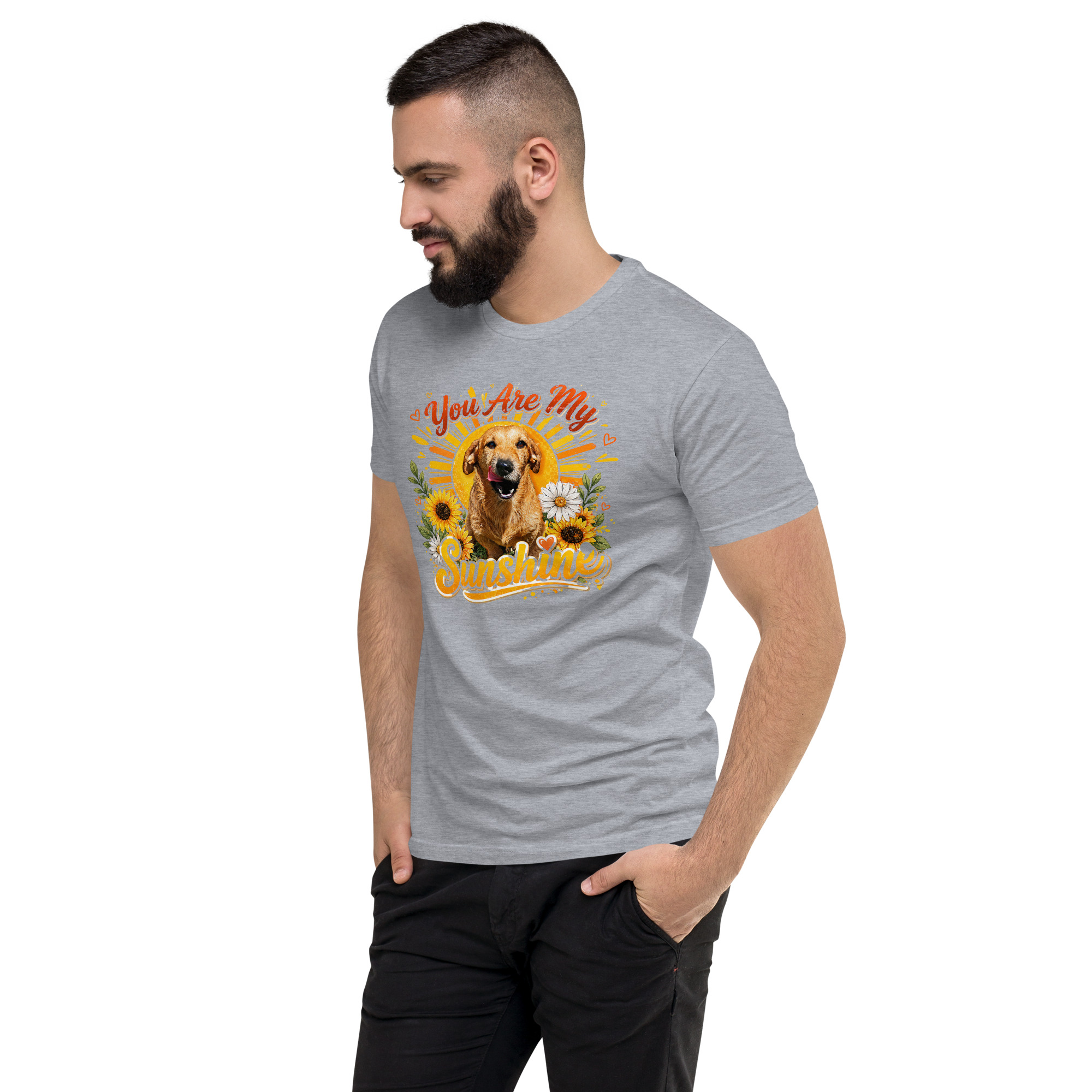 You Are My Sunshine Short Sleeve T-shirt ft Makoa the Wiener Dog - Image 29