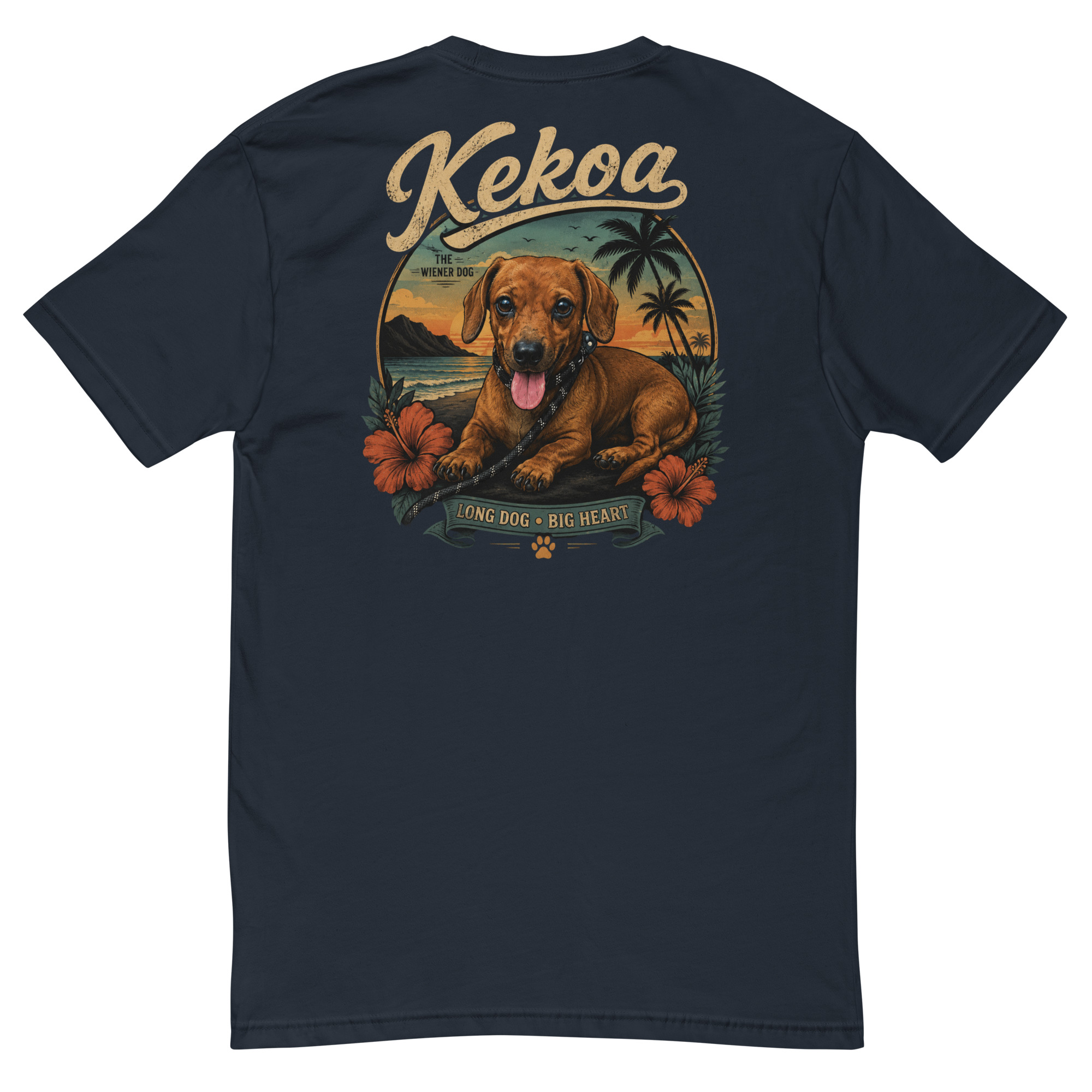 Men’s Kekoa The Wiener Dog Short Sleeve T-Shirt | Soft Cotton Tee - Image 8