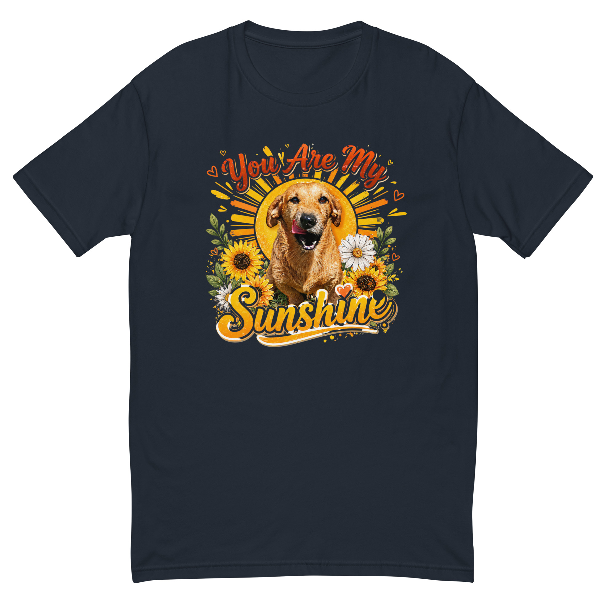 You Are My Sunshine Short Sleeve T-shirt ft Makoa the Wiener Dog - Image 2