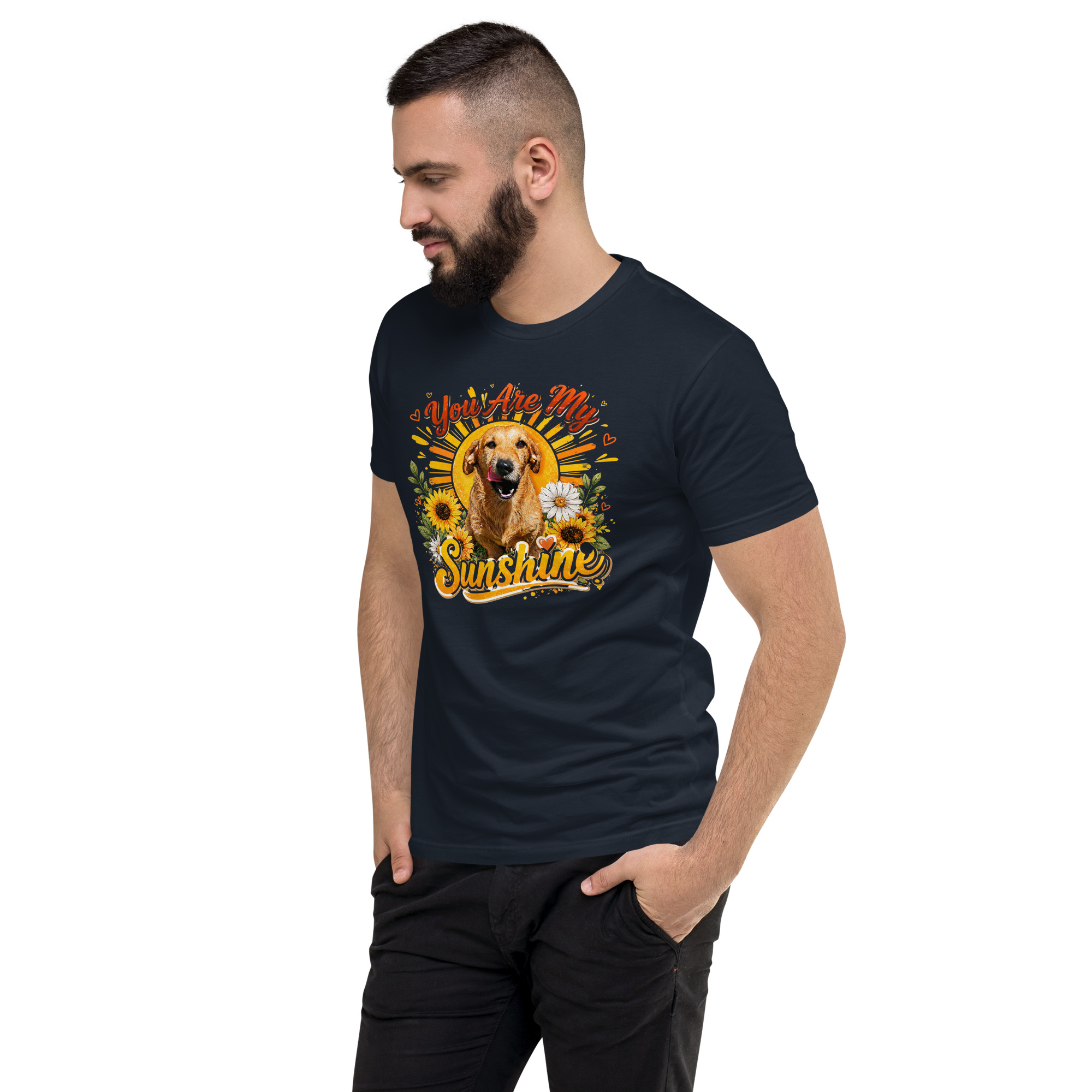 You Are My Sunshine Short Sleeve T-shirt ft Makoa the Wiener Dog - Image 26