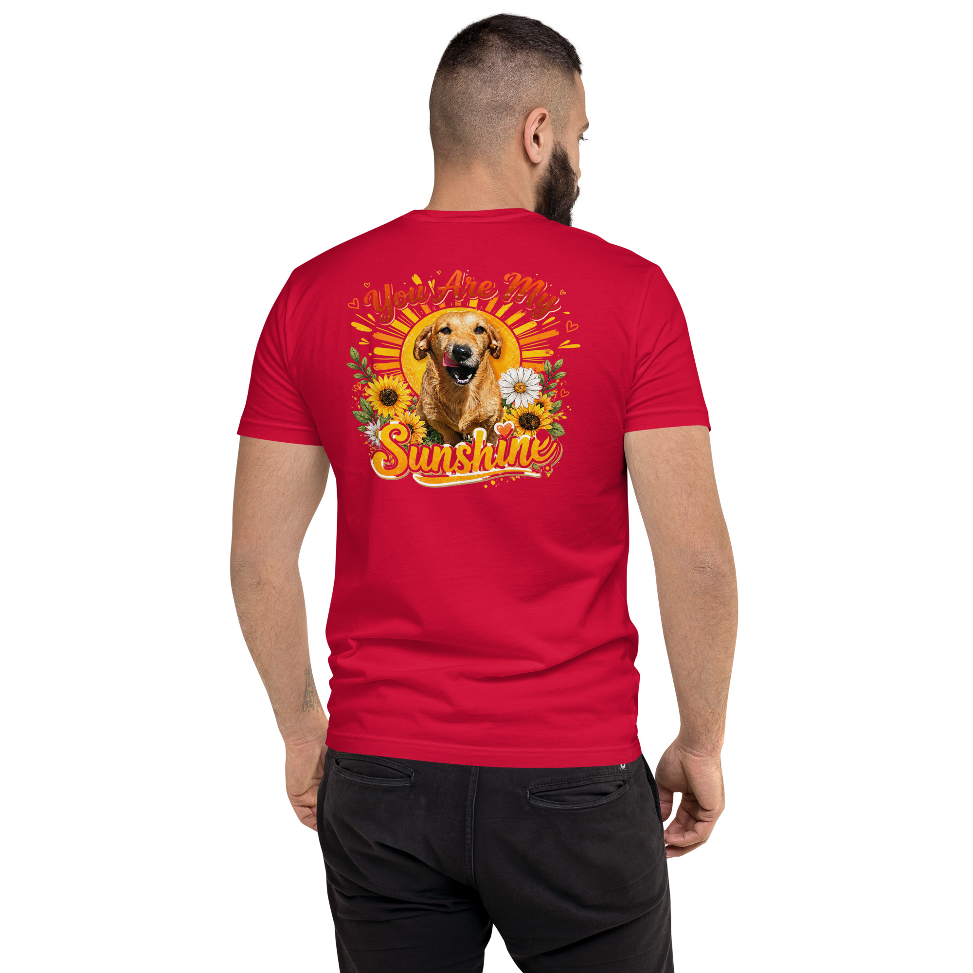 You Are My Sunshine Short Sleeve T-shirt ft Makoa the Wiener Dog - Image 21