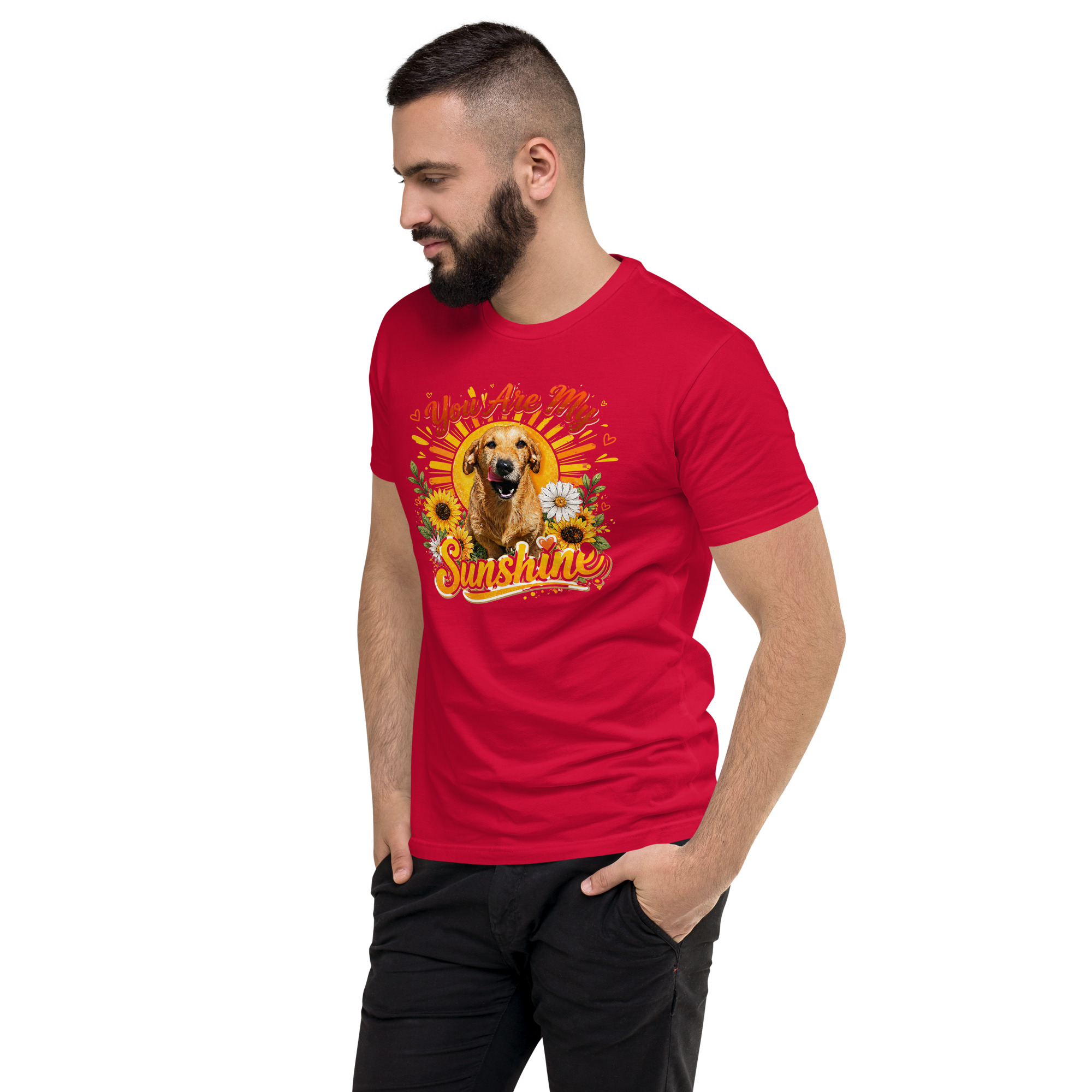 You Are My Sunshine Short Sleeve T-shirt ft Makoa the Wiener Dog - Image 27
