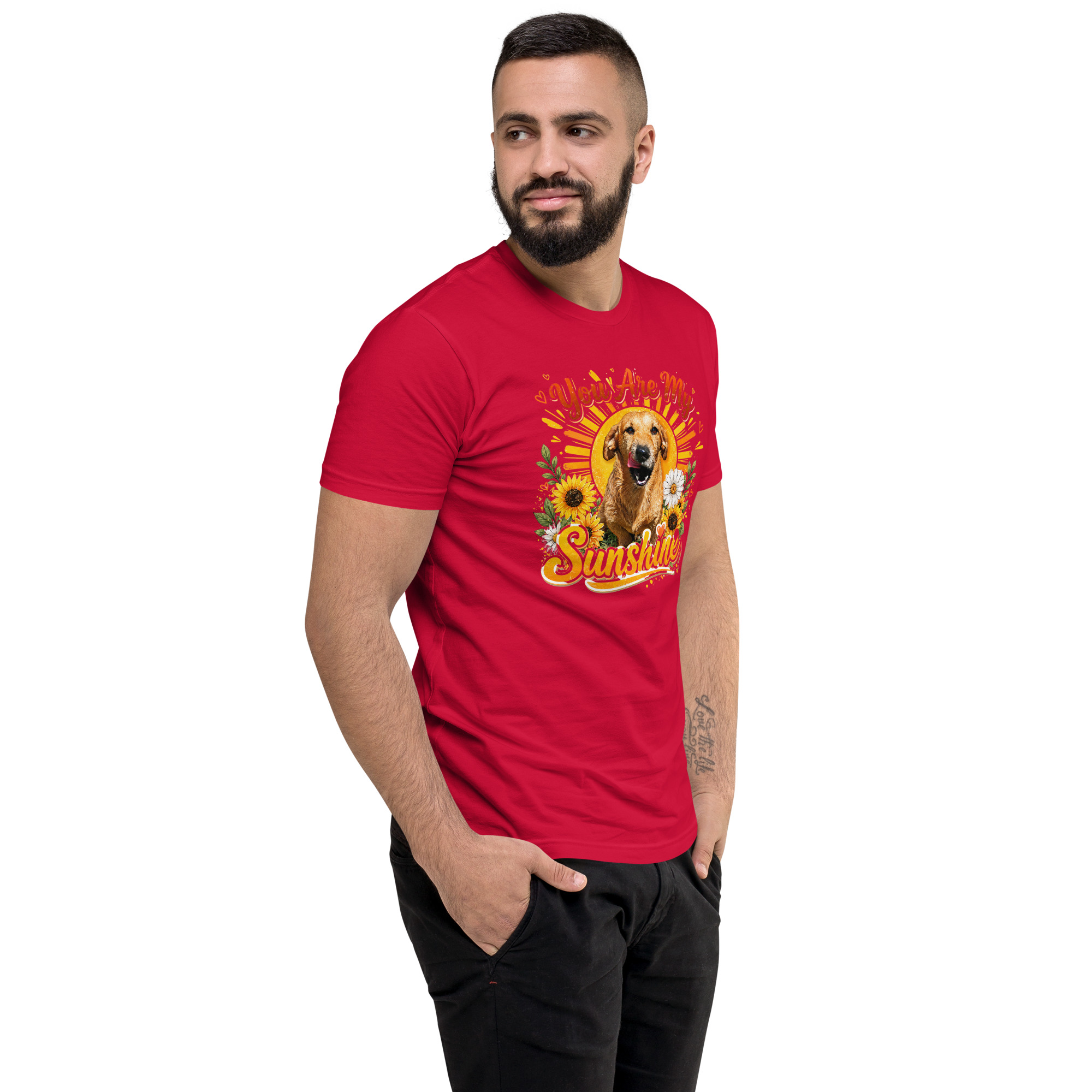 You Are My Sunshine Short Sleeve T-shirt ft Makoa the Wiener Dog - Image 39