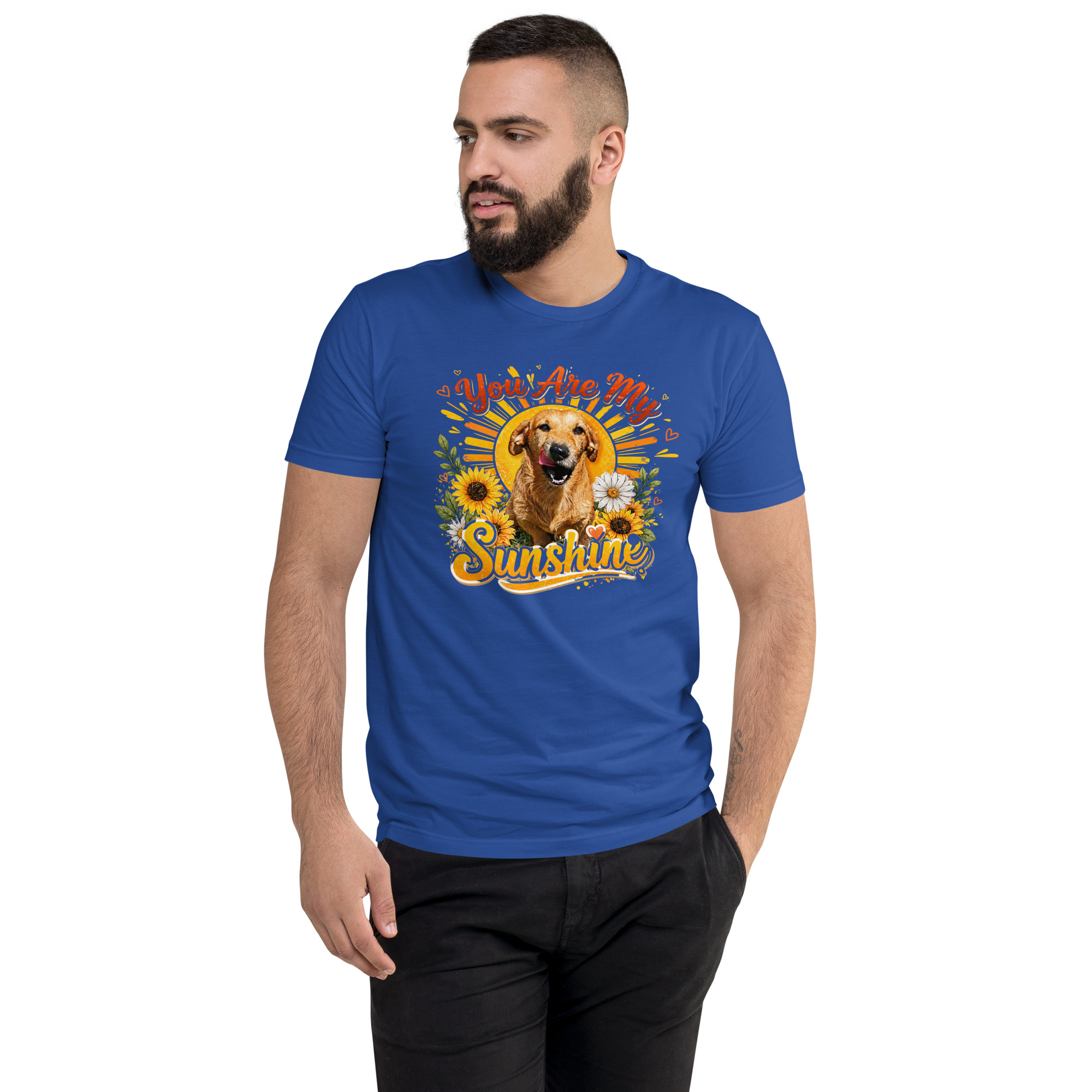You Are My Sunshine Short Sleeve T-shirt ft Makoa the Wiener Dog - Image 16