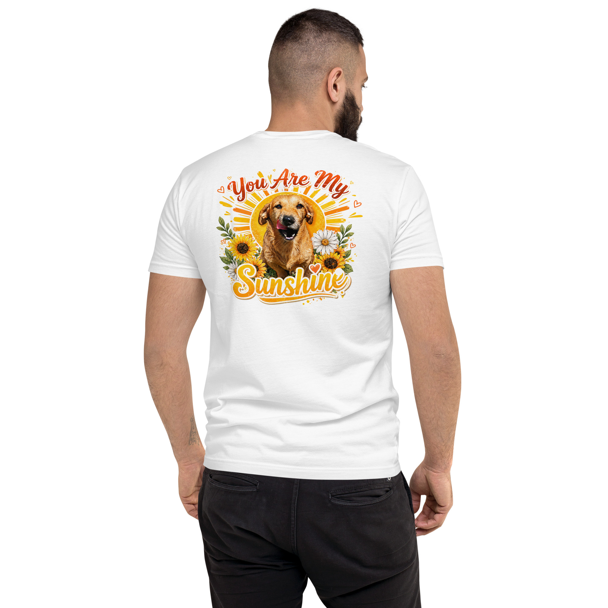 You Are My Sunshine Short Sleeve T-shirt ft Makoa the Wiener Dog - Image 24