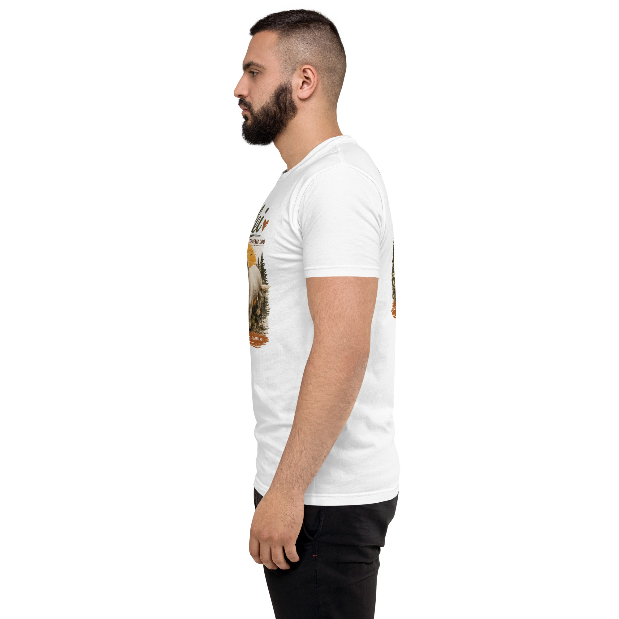 Kalei The Wiener Dog Short Sleeve T-Shirt | Soft Lightweight Fitted Tee - Image 24