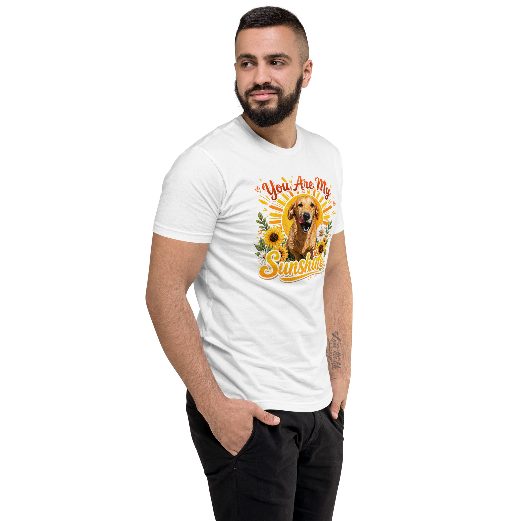 You Are My Sunshine Short Sleeve T-shirt ft Makoa the Wiener Dog - Image 42