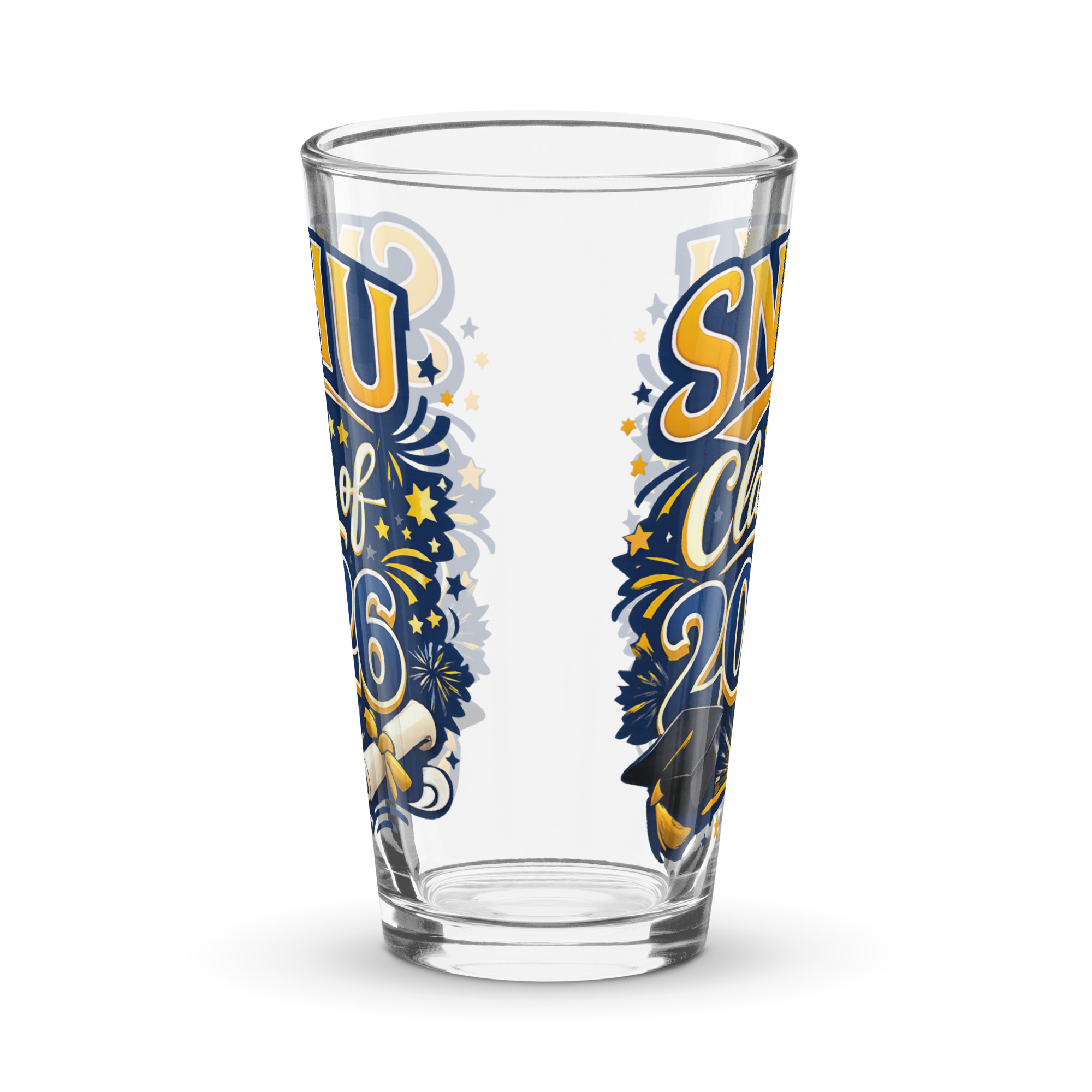 SNHU Class of 2026 Shaker pint glass - Image 2