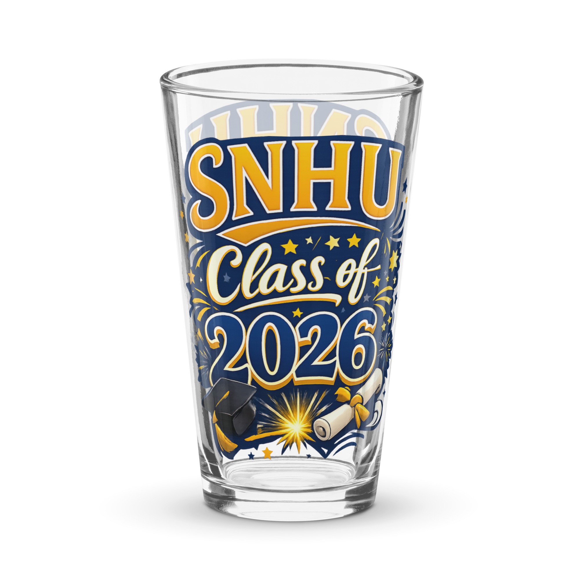 SNHU Class of 2026 Shaker pint glass - Image 4