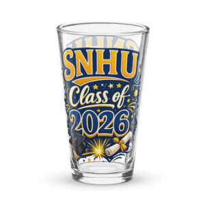 SNHU Class of 2026 Shaker pint glass
