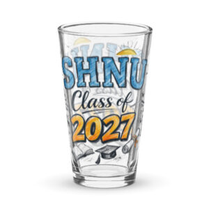SNHU Class of 2027 Shaker pint glass