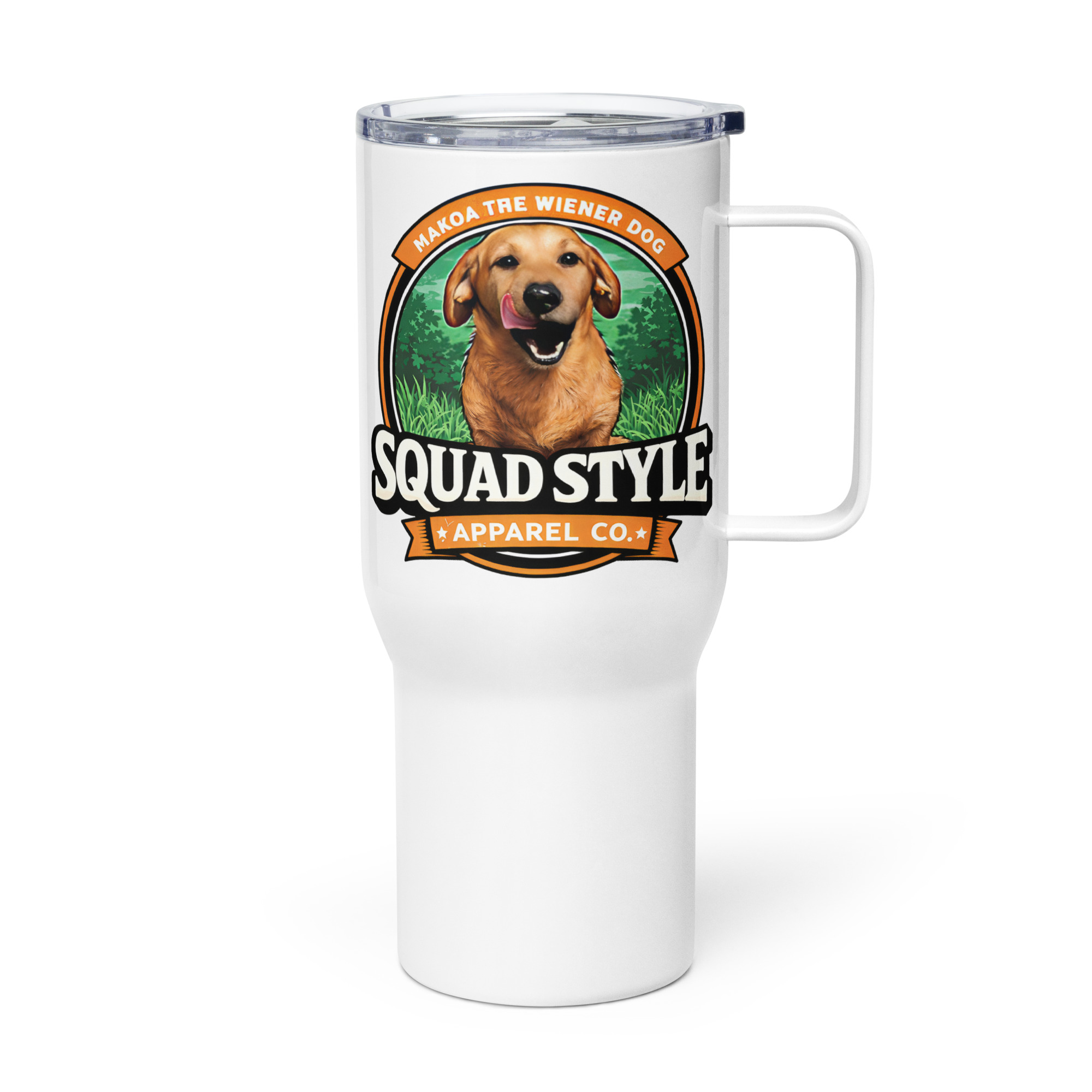 Squad Style Apparel Co Travel Mug, Stainless Steel Insulated Coffee Mug with Spill-Proof Lid - Image 3