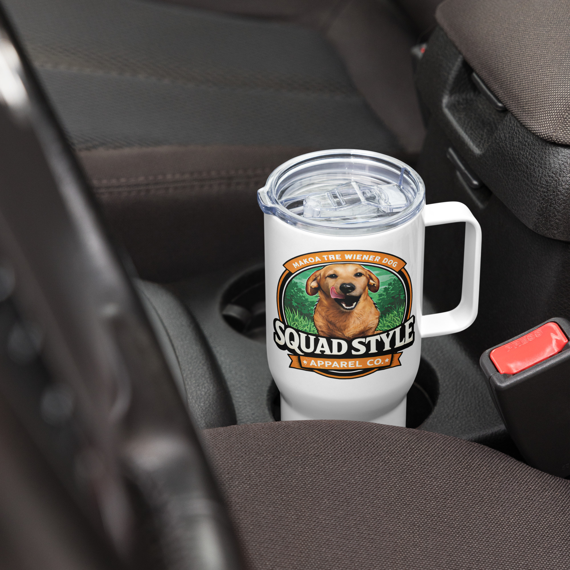 Squad Style Apparel Co Travel Mug, Stainless Steel Insulated Coffee Mug with Spill-Proof Lid - Image 5