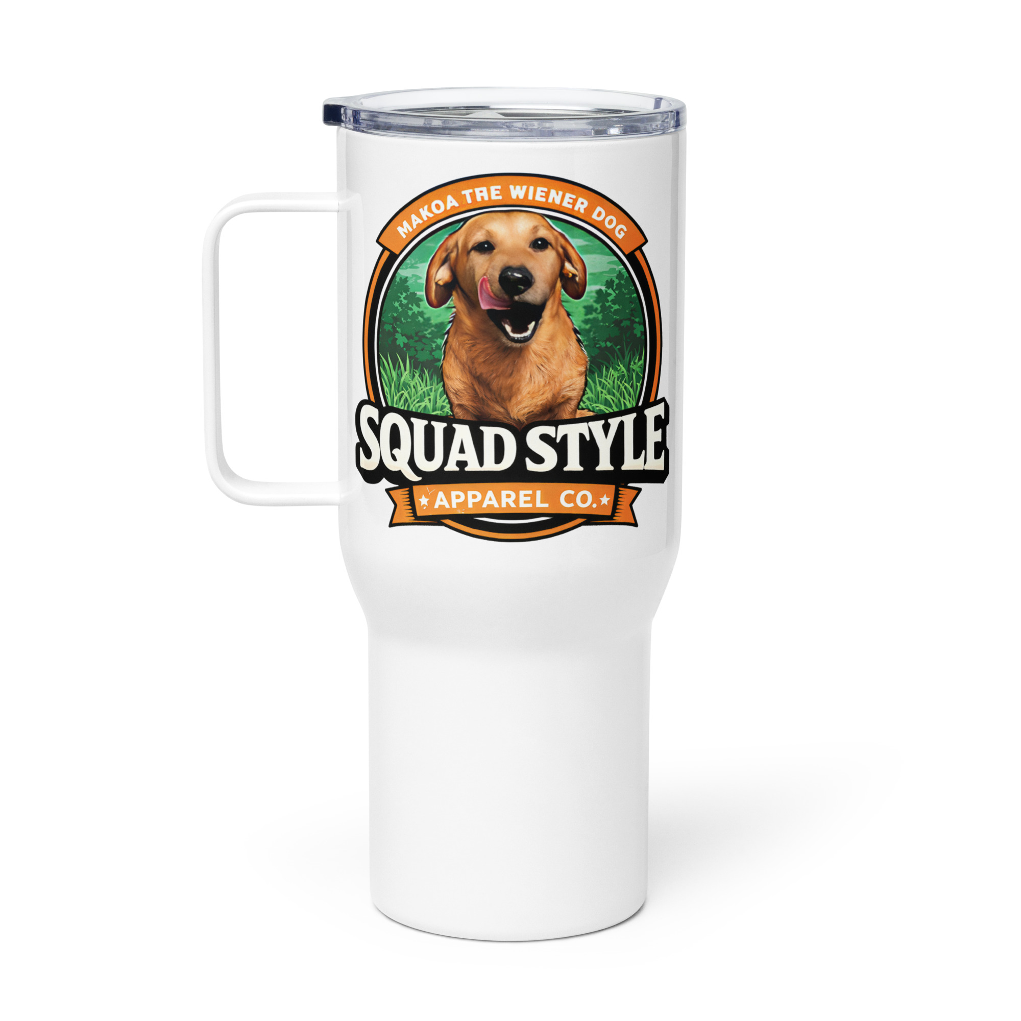 Squad Style Apparel Co Travel Mug, Stainless Steel Insulated Coffee Mug with Spill-Proof Lid - Image 4