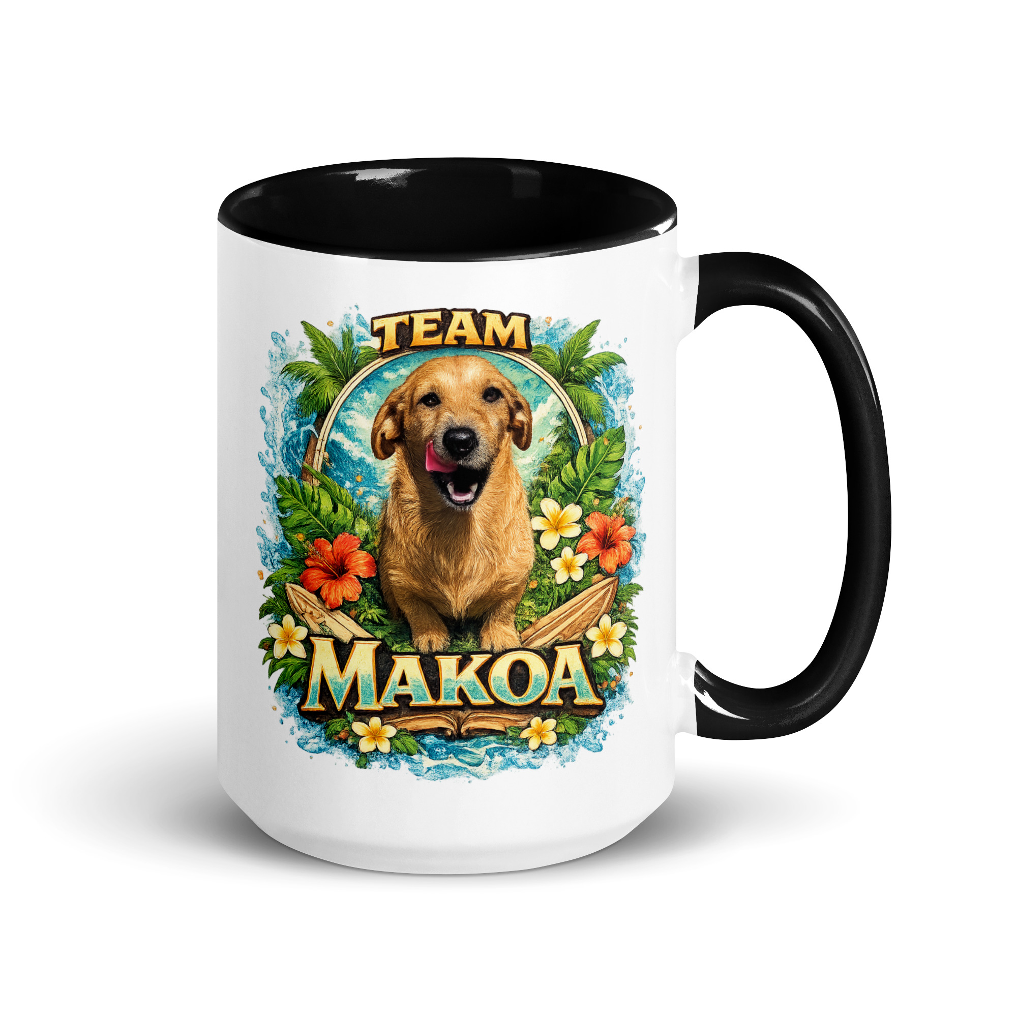 Team Makoa Coffee Mug ft Makoa the Wiener Dog - Image 3