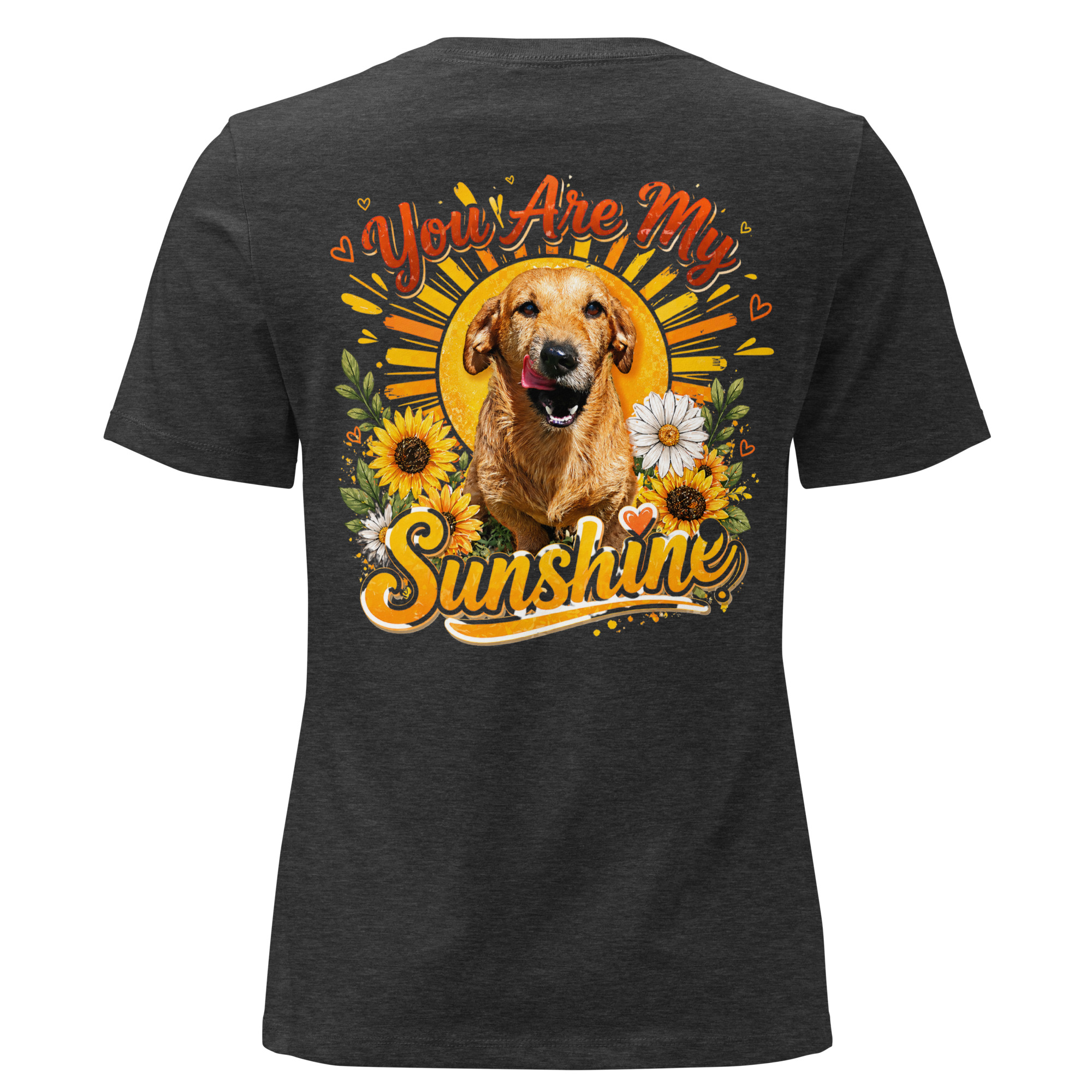 Women's You Are My Sunshine Short Sleeve T-shirt ft Makoa the Wiener Dog - Image 7