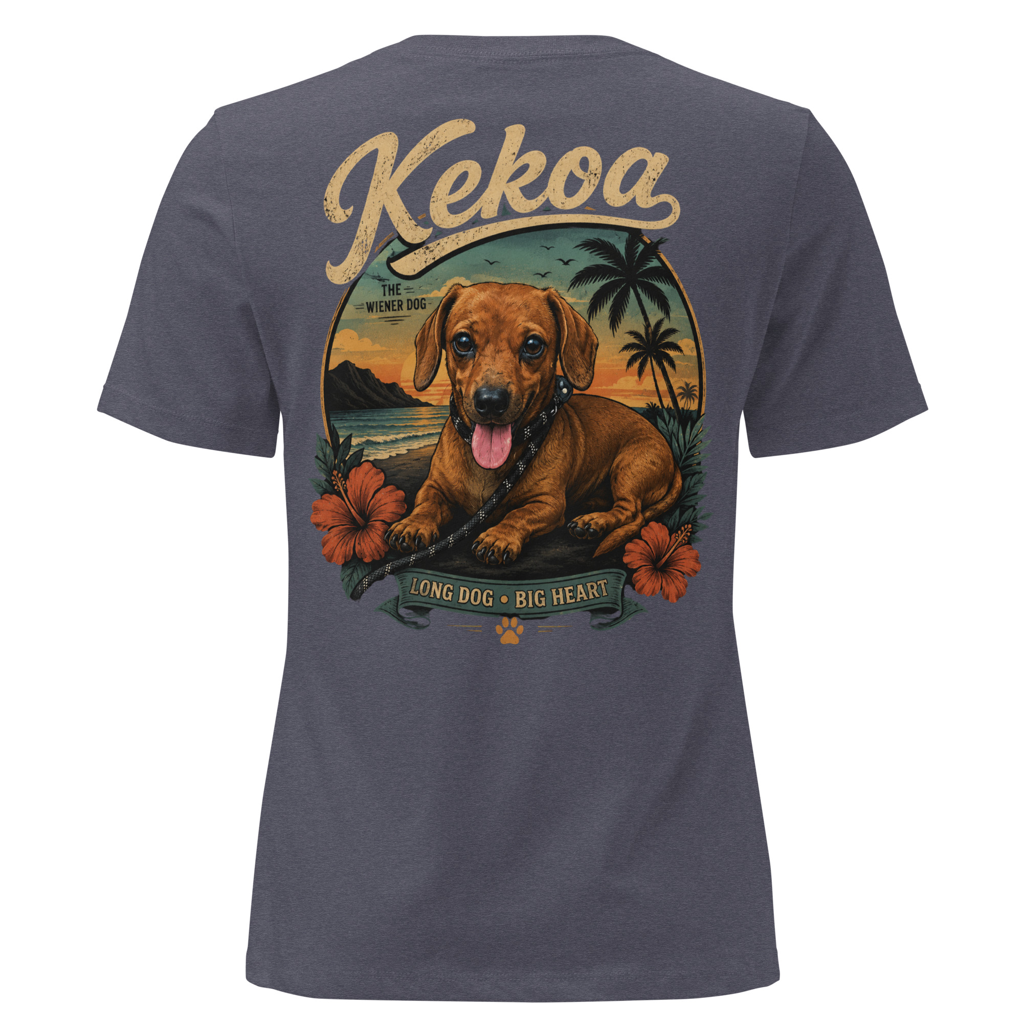 Women’s Kekoa the Wiener Dog Relaxed T-Shirt | Soft Cotton Tee - Image 10