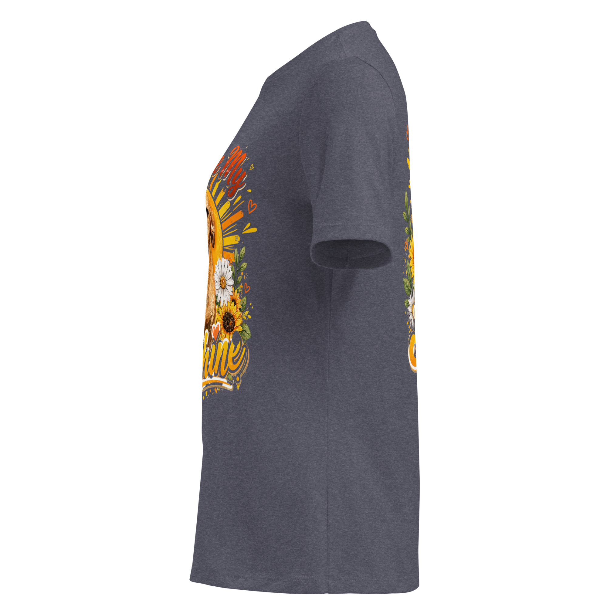 Women's You Are My Sunshine Short Sleeve T-shirt ft Makoa the Wiener Dog - Image 14