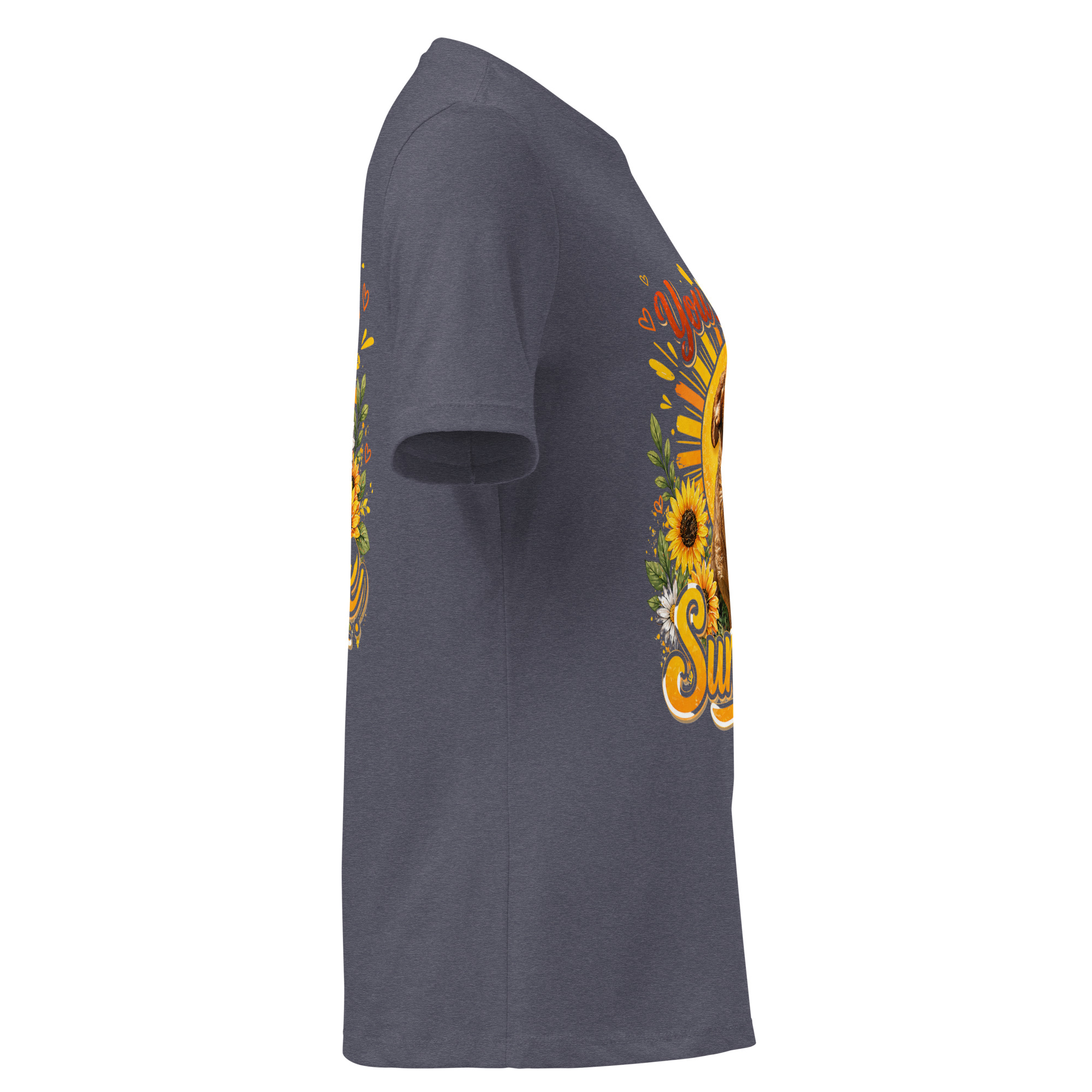 Women's You Are My Sunshine Short Sleeve T-shirt ft Makoa the Wiener Dog - Image 19
