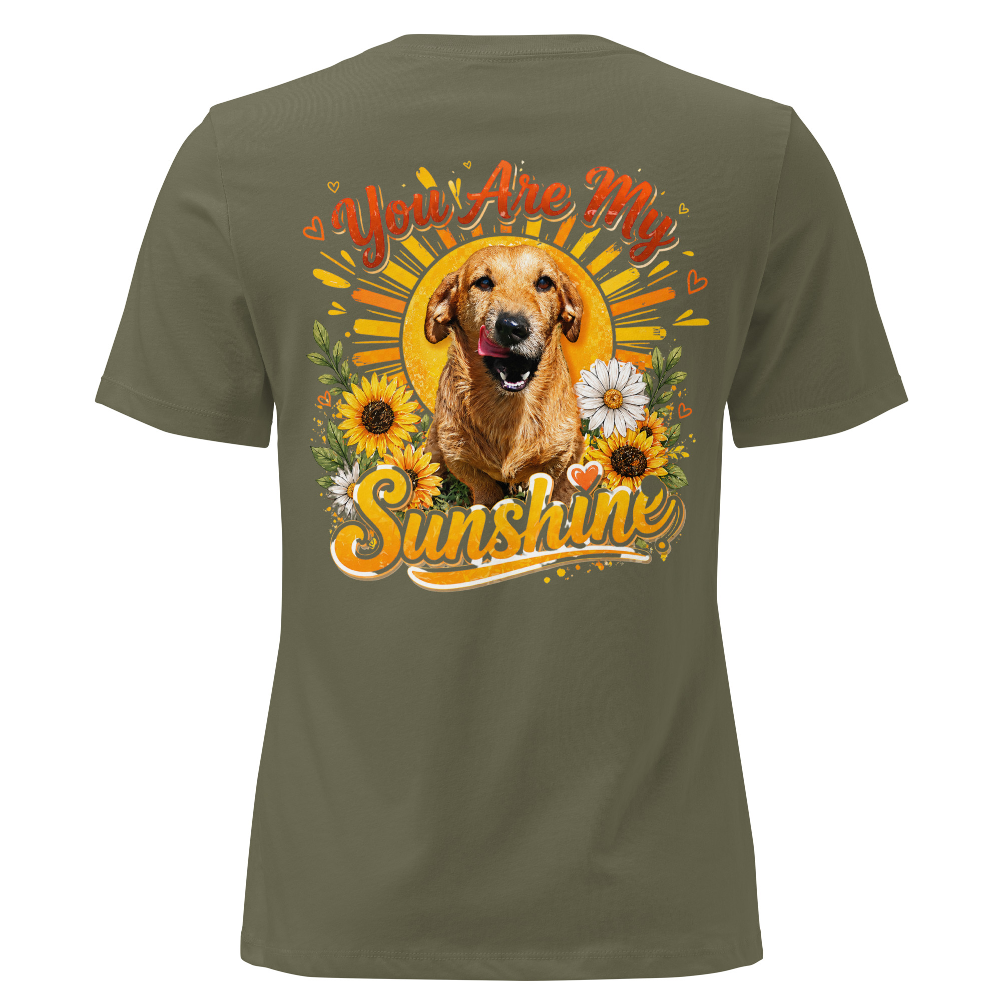 Women's You Are My Sunshine Short Sleeve T-shirt ft Makoa the Wiener Dog - Image 10