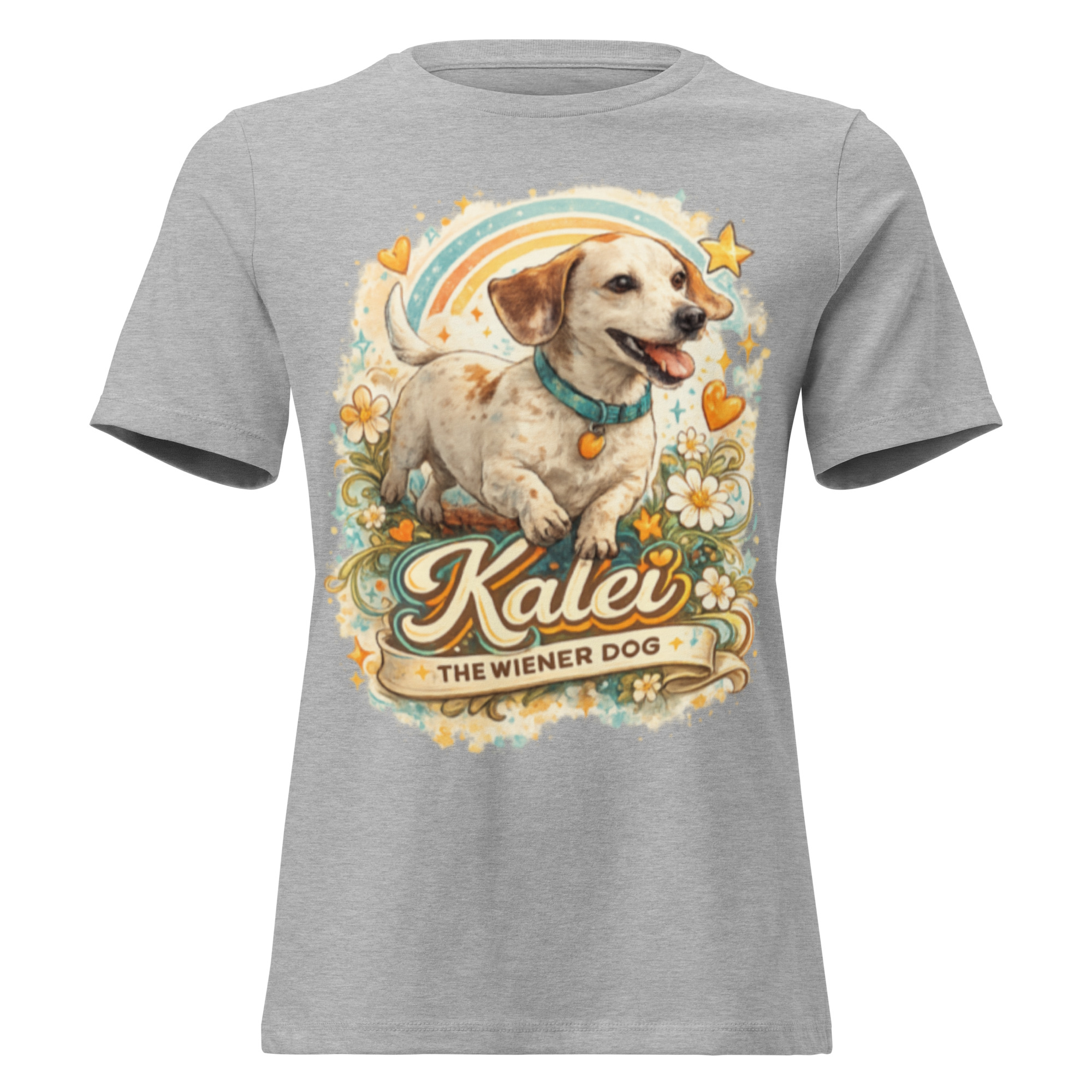 Women’s Kalei The Wiener Dog Relaxed T-Shirt - Image 8