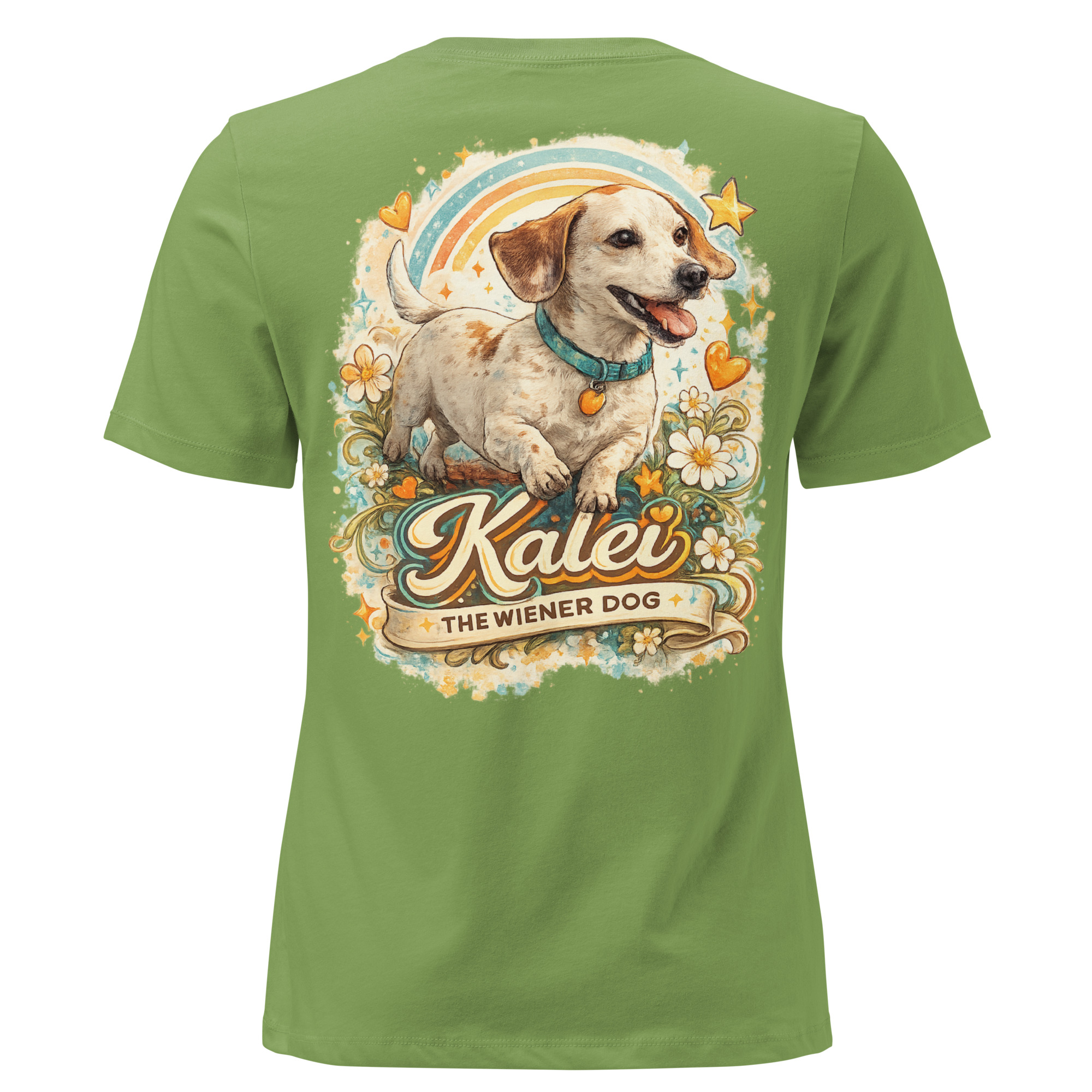 Women’s Kalei The Wiener Dog Relaxed T-Shirt - Image 18