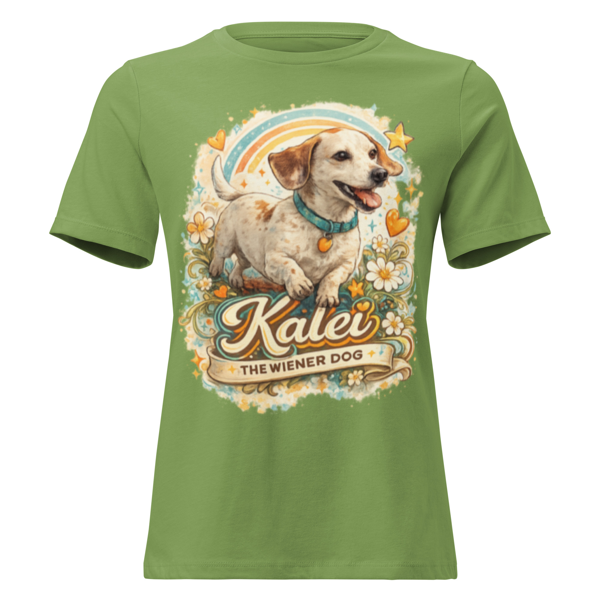 Women’s Kalei The Wiener Dog Relaxed T-Shirt - Image 7