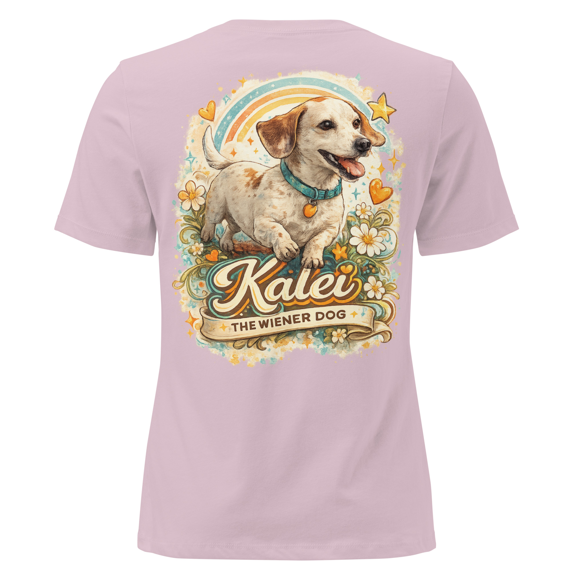 Women’s Kalei The Wiener Dog Relaxed T-Shirt - Image 21