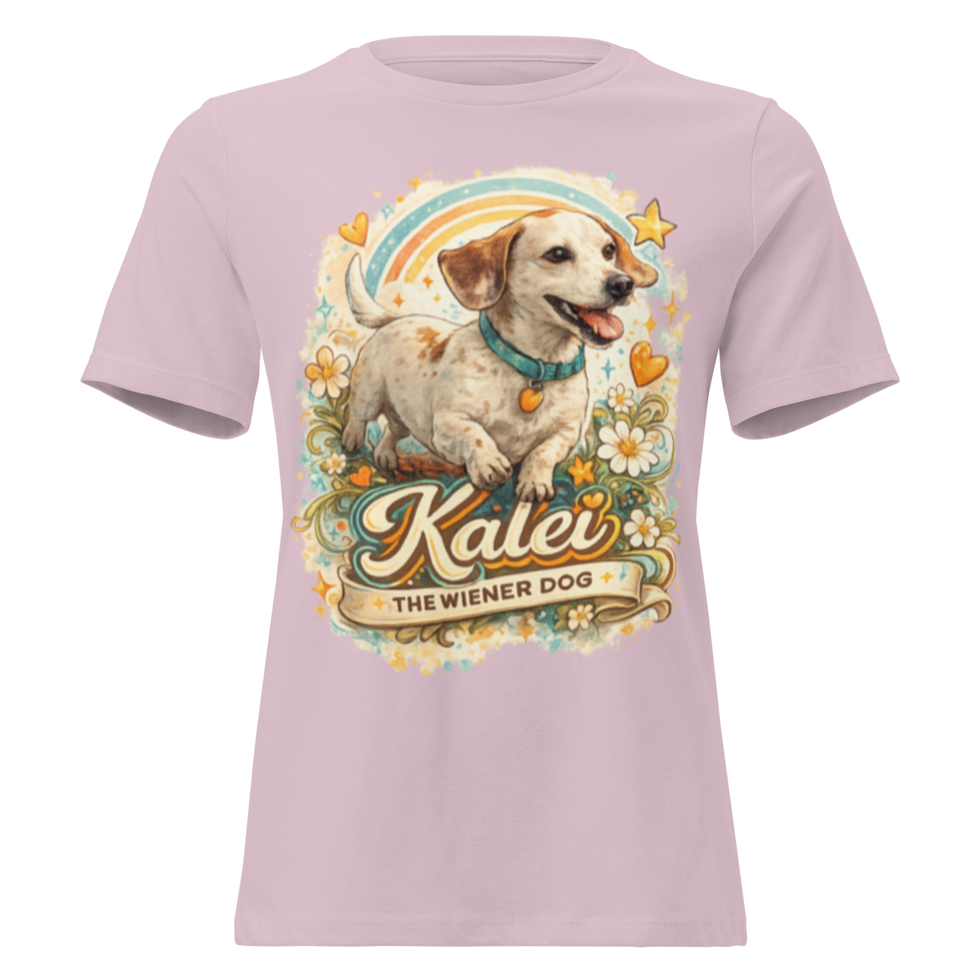 Women’s Kalei The Wiener Dog Relaxed T-Shirt - Image 10