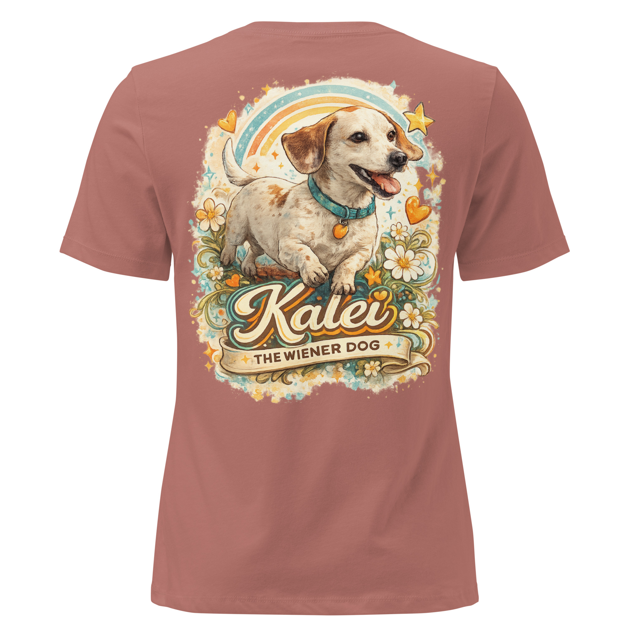 Women’s Kalei The Wiener Dog Relaxed T-Shirt - Image 16