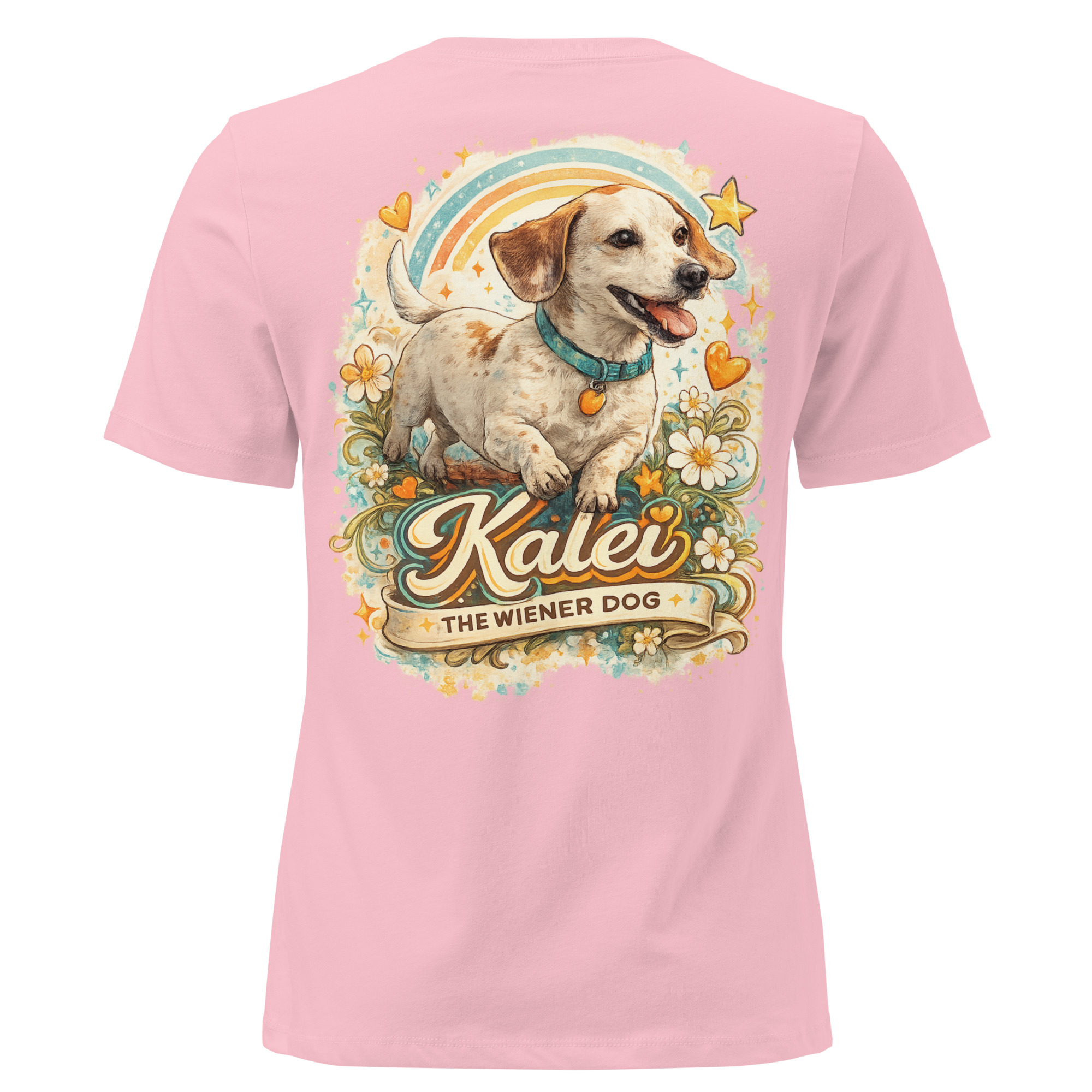 Women’s Kalei The Wiener Dog Relaxed T-Shirt - Image 22