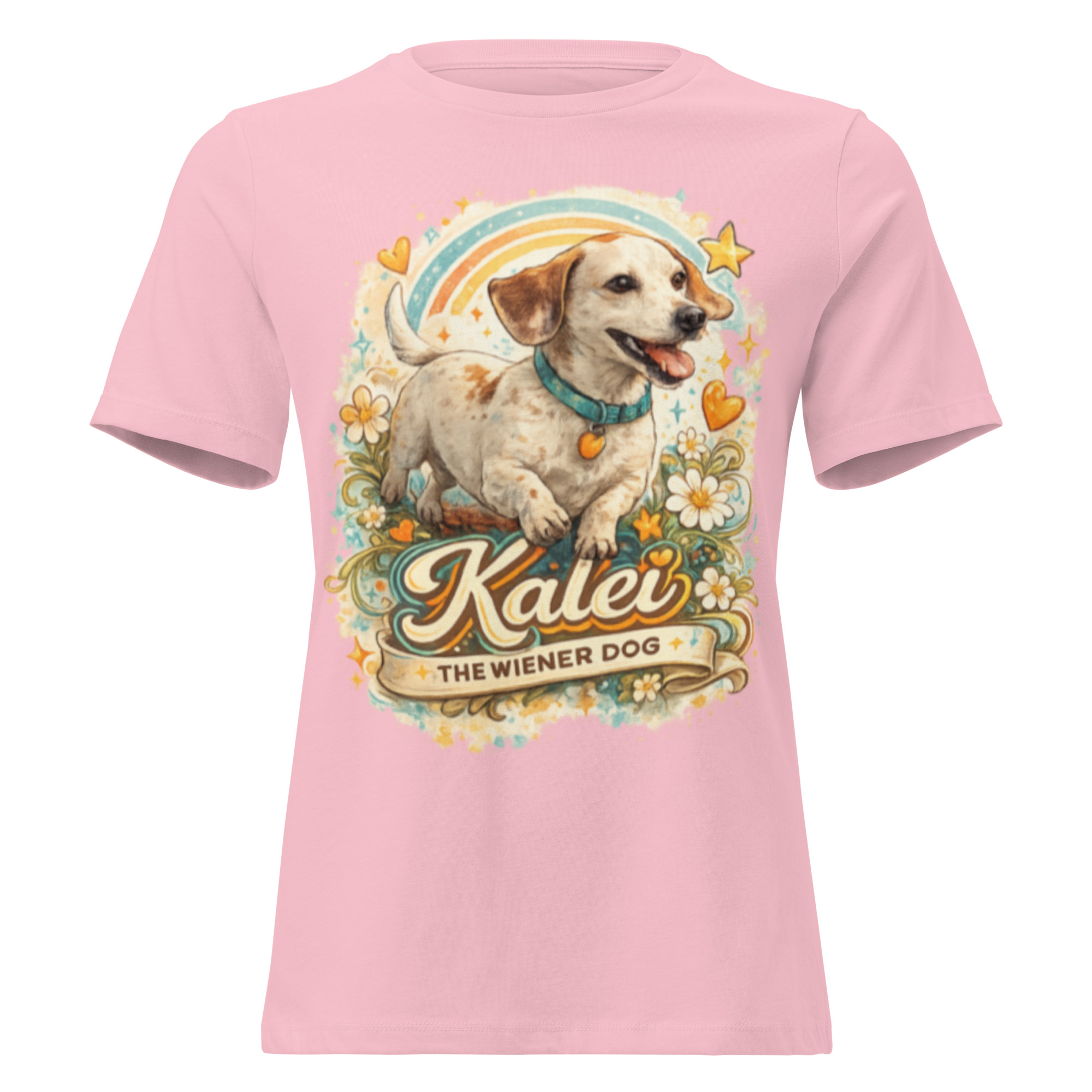 Women’s Kalei The Wiener Dog Relaxed T-Shirt - Image 11